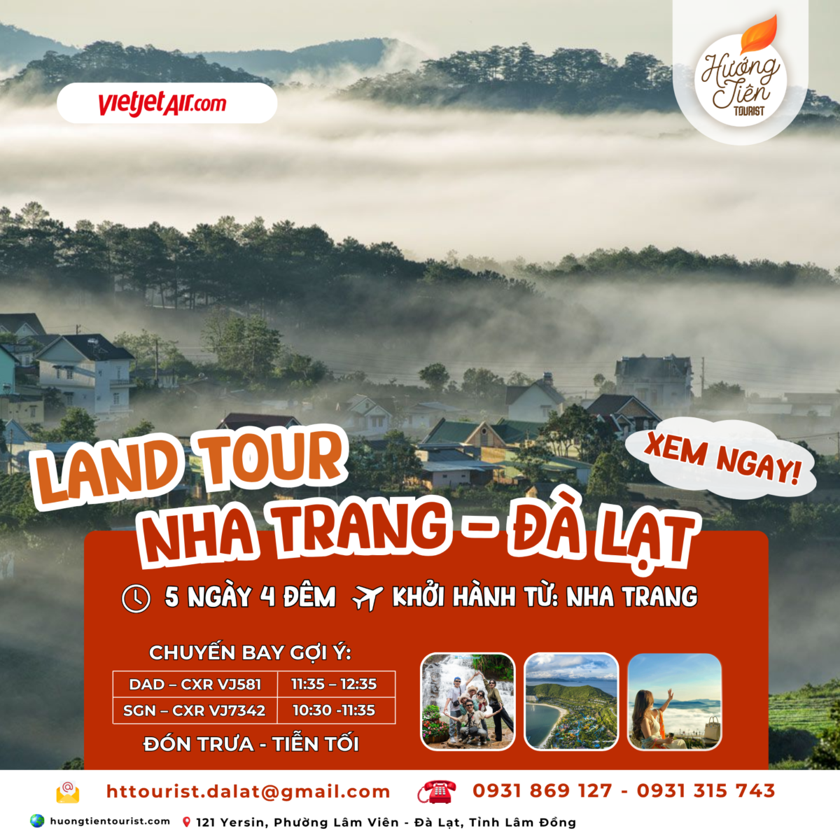land tour nha trang đà lạt 5 ngày 4 đêm