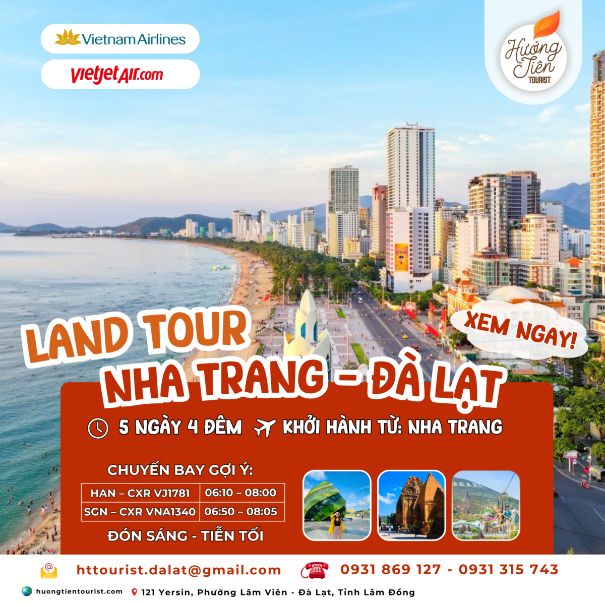 land tour nha trang đà lạt 5 ngày 4 đêm