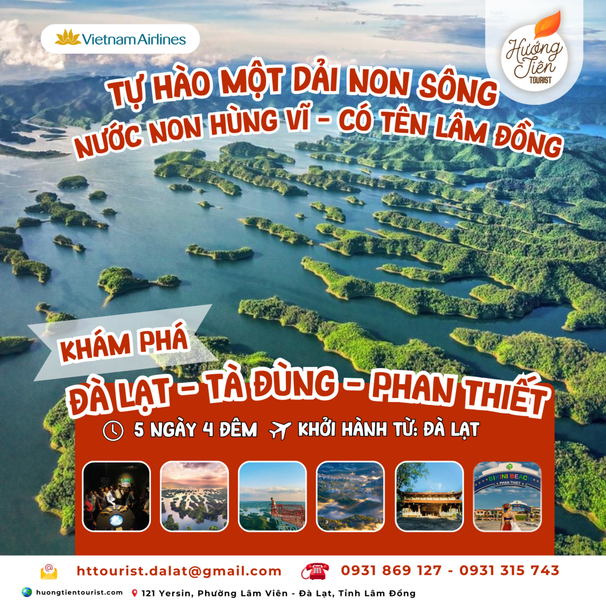 land tour đà lạt - tà đùng - phan thiết