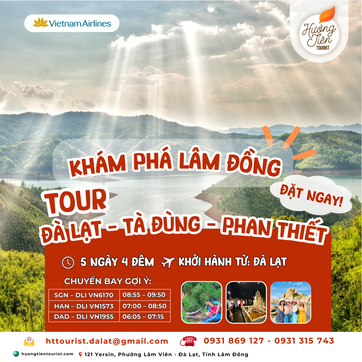 tour đà lạt tà đùng 5 ngày 4 đêm