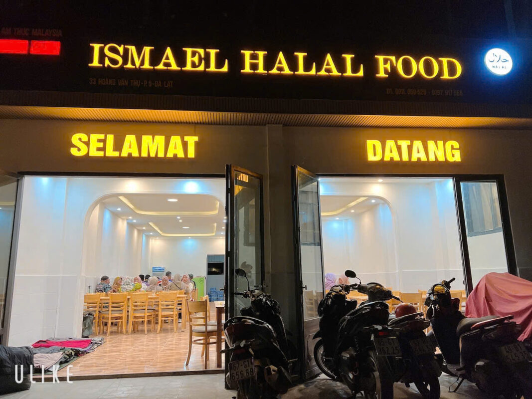 Halal food ISMAEL Restaurant Dalat