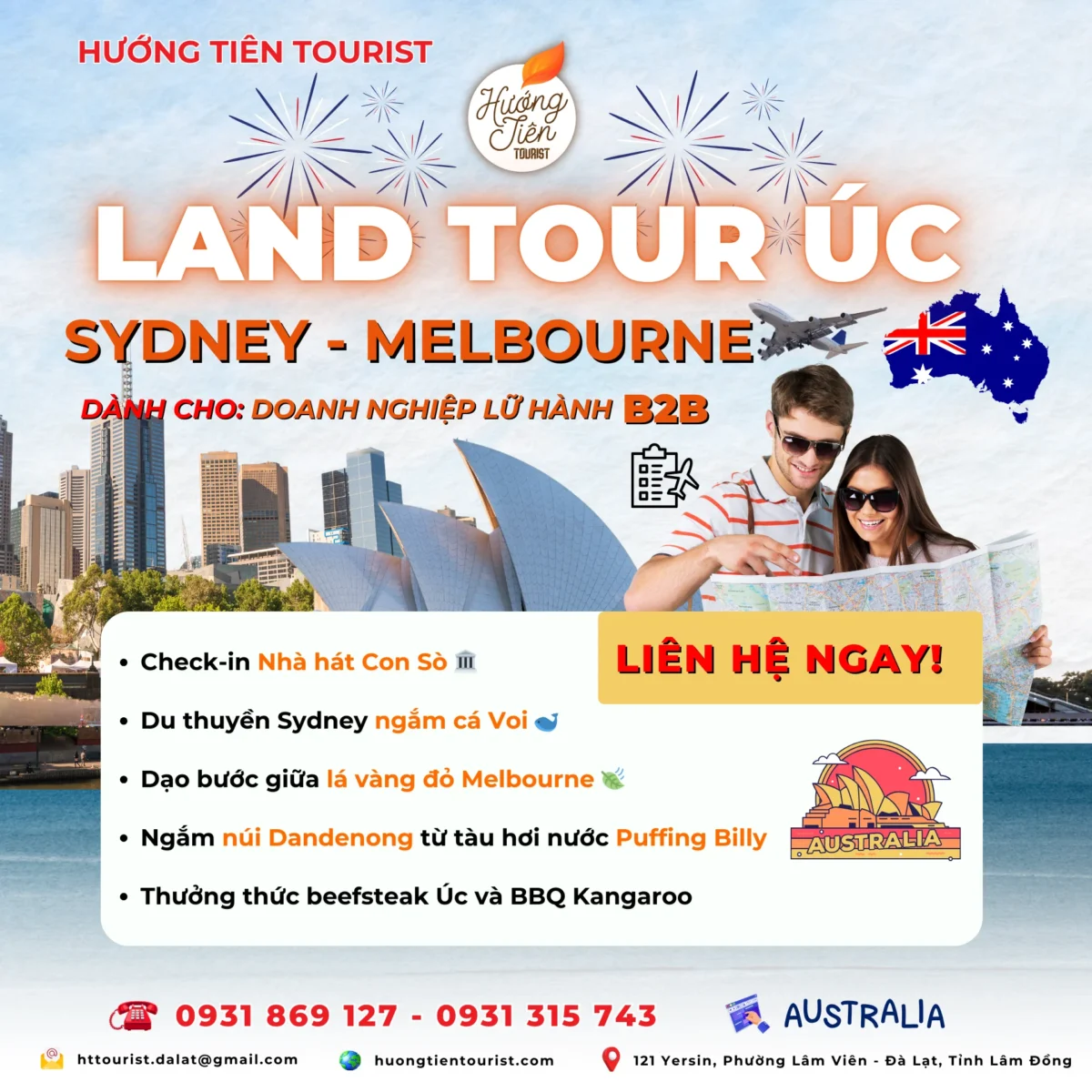 Land tour Úc trọn gói