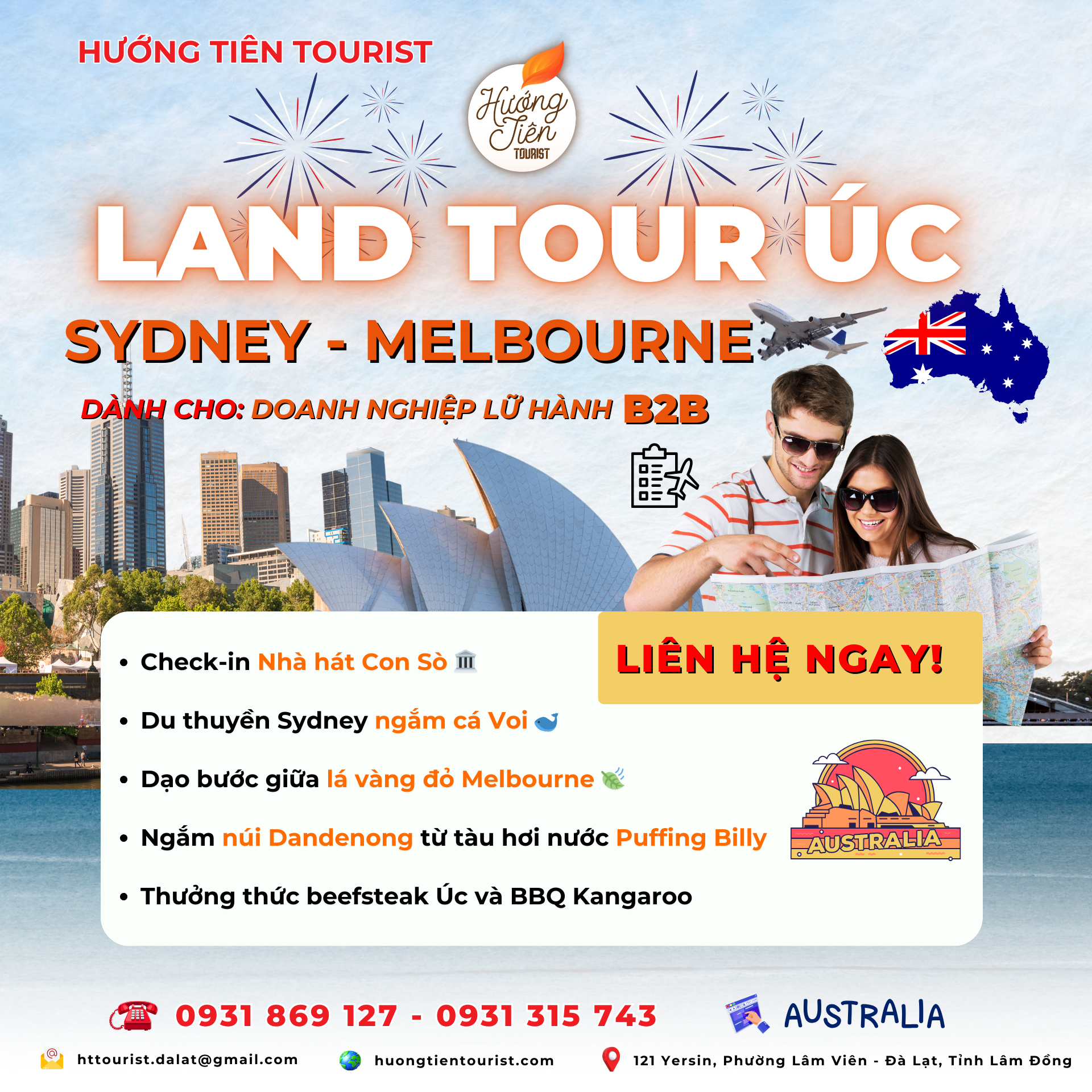 Land tour Úc trọn gói