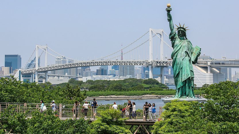 đảo nhân tạo Odaiba Nhật Bản