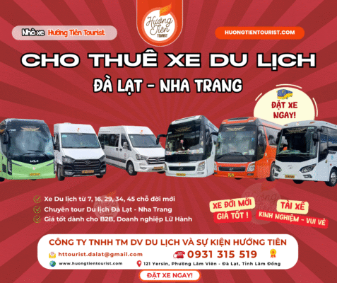 cho thuê xe du lịch đà lạt nha trang