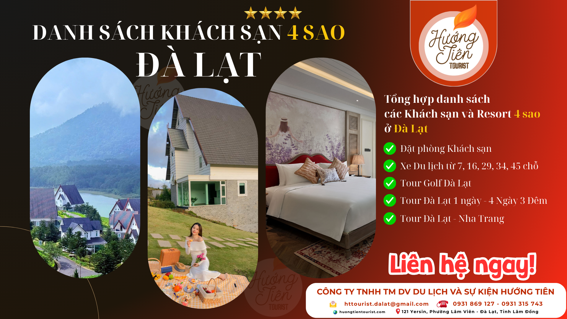 tổng hợp khách sạn 4 sao tại đà lạt