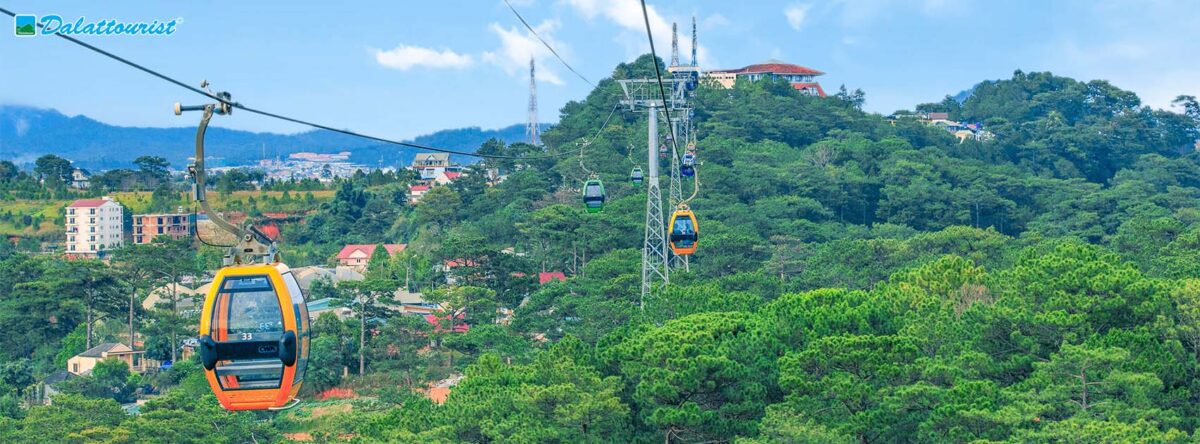 cáp treo đồi Robin Đà Lạt