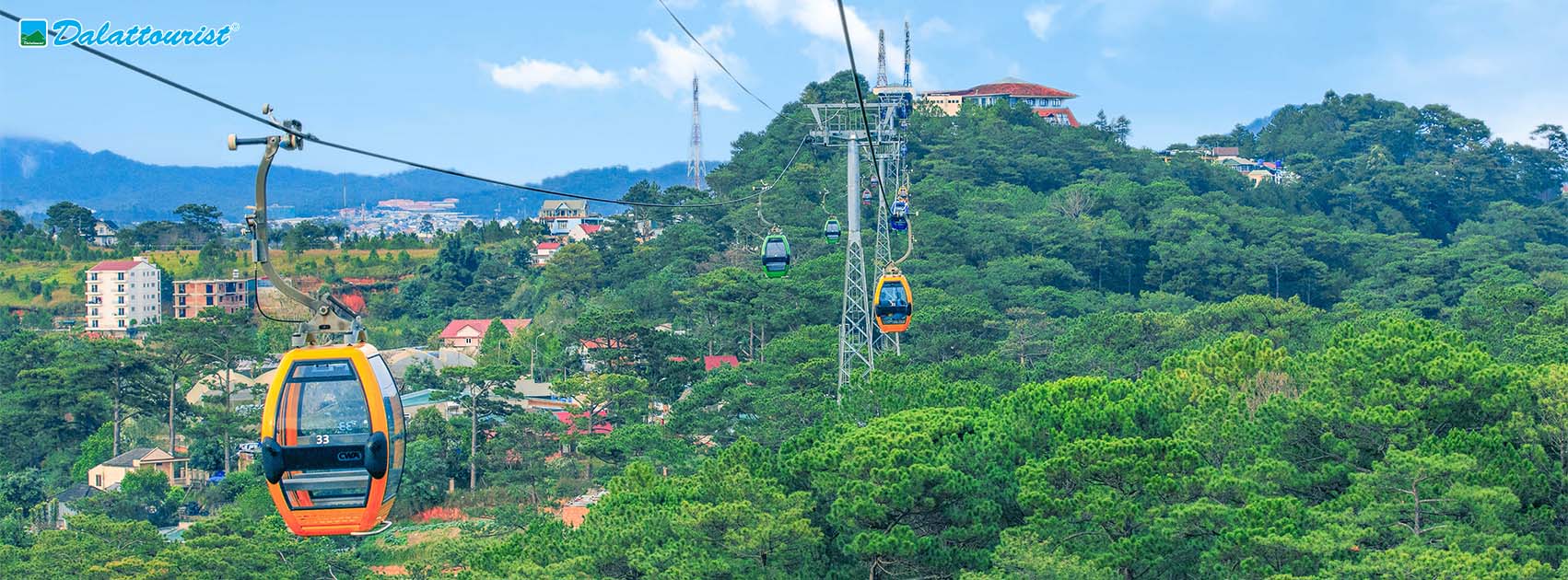 cáp treo đồi Robin Đà Lạt