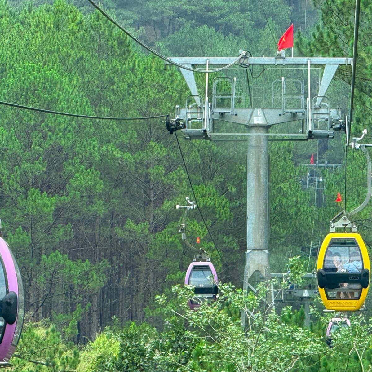 cáp treo đồi Robin Đà Lạt