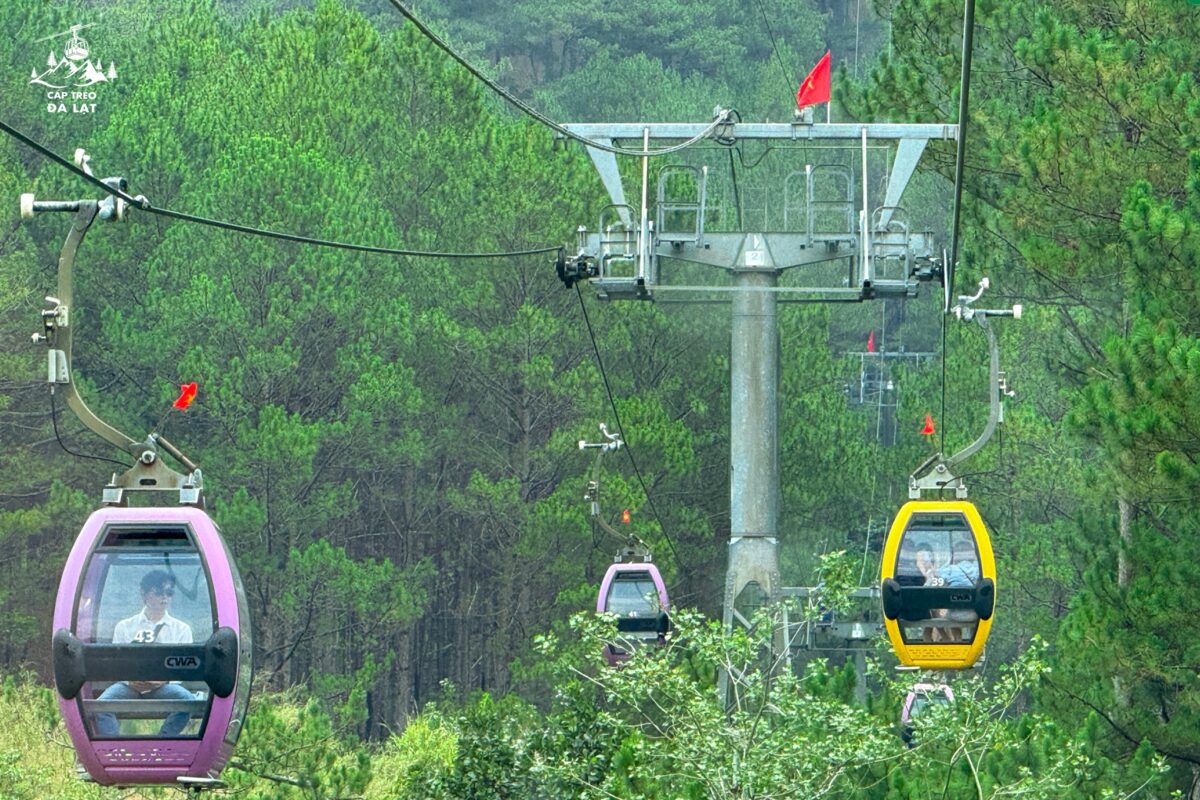 cáp treo đồi Robin Đà Lạt