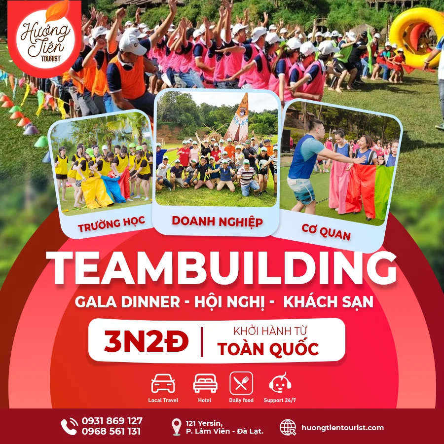 Tour Đà Lạt Cho Công ty - Có Team Building | GALA DINNER 2026