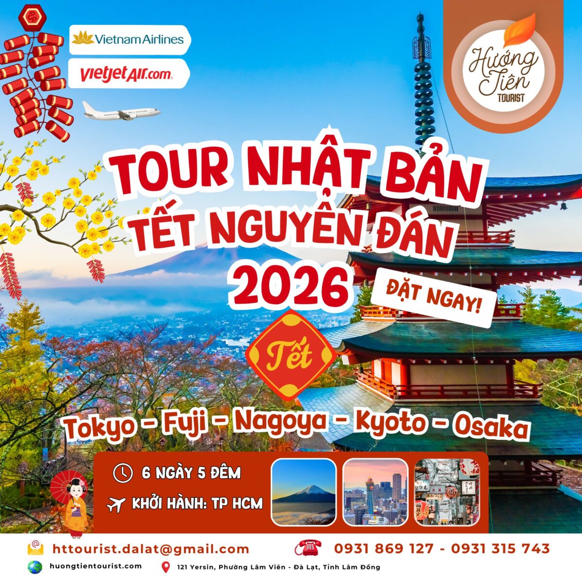 Tour Nhật bản tết 2026
