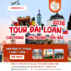 TOUR ĐÀI LOAN 5N4Đ bay Vietjet Air