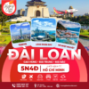 TOUR ĐÀI LOAN: Cao Hùng - Đài Trung - Đài Bắc | 5N4Đ | Bay VJ