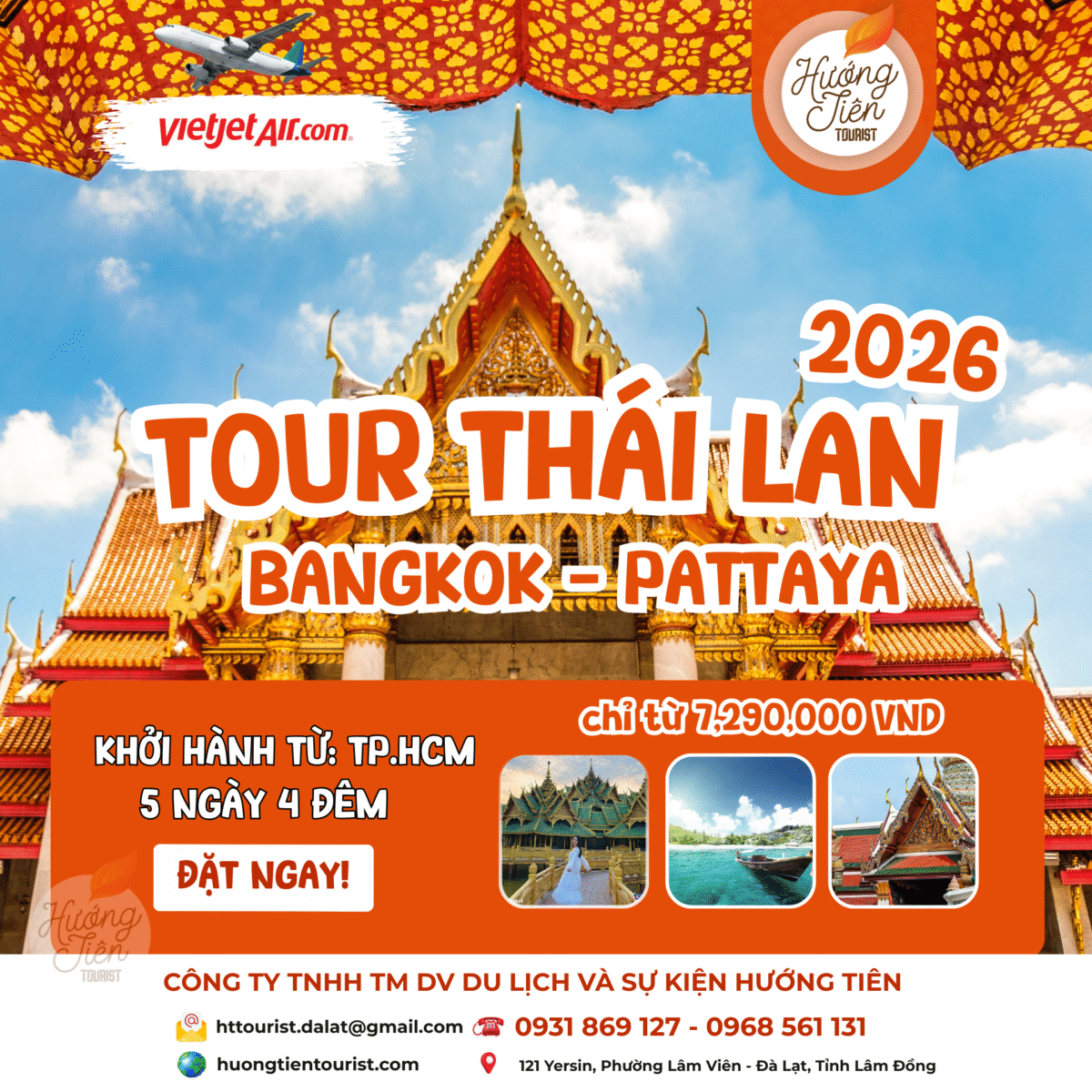 tour thái lan 5 ngày giá rẻ