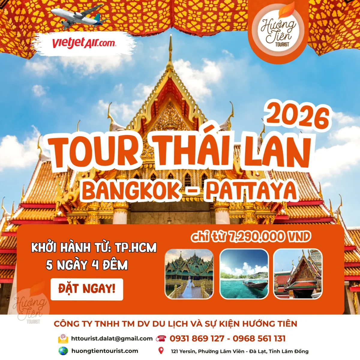 tour thái lan 5 ngày giá rẻ