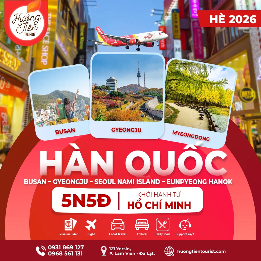 TOUR HÀN QUỐC MÙA HÈ 2026