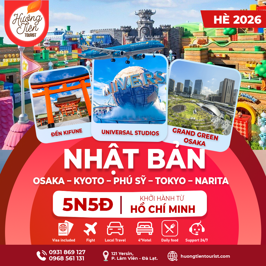 TOUR NHẬT BẢN MÙA HÈ 2026