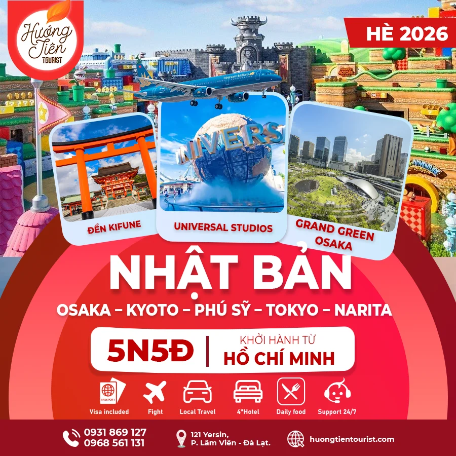 TOUR NHẬT BẢN MÙA HÈ 2026