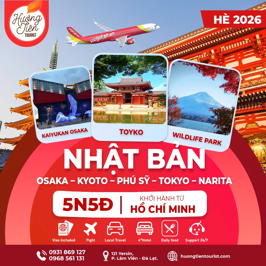 TOUR NHẬT BẢN MÙA HÈ 2026