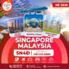 tour singapore malaysia indonesia - mùa hè 2026
