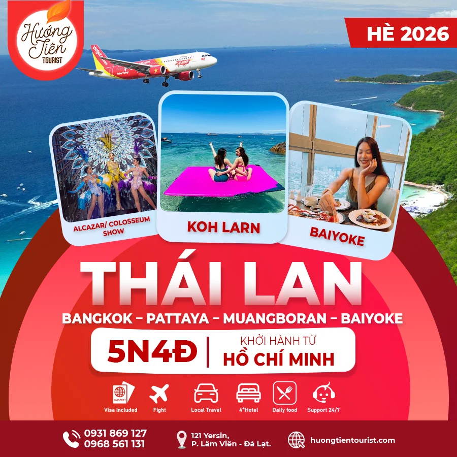 TOUR THÁI LAN MÙA HÈ 2026