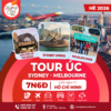 TOUR ÚC - MÙA HÈ 2026  Vietjet Air | TP. HCM