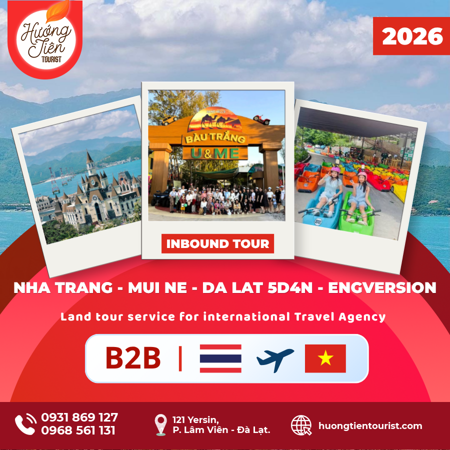 NHA TRANG -MUI NE - DA LAT 5D4N - EngVersion