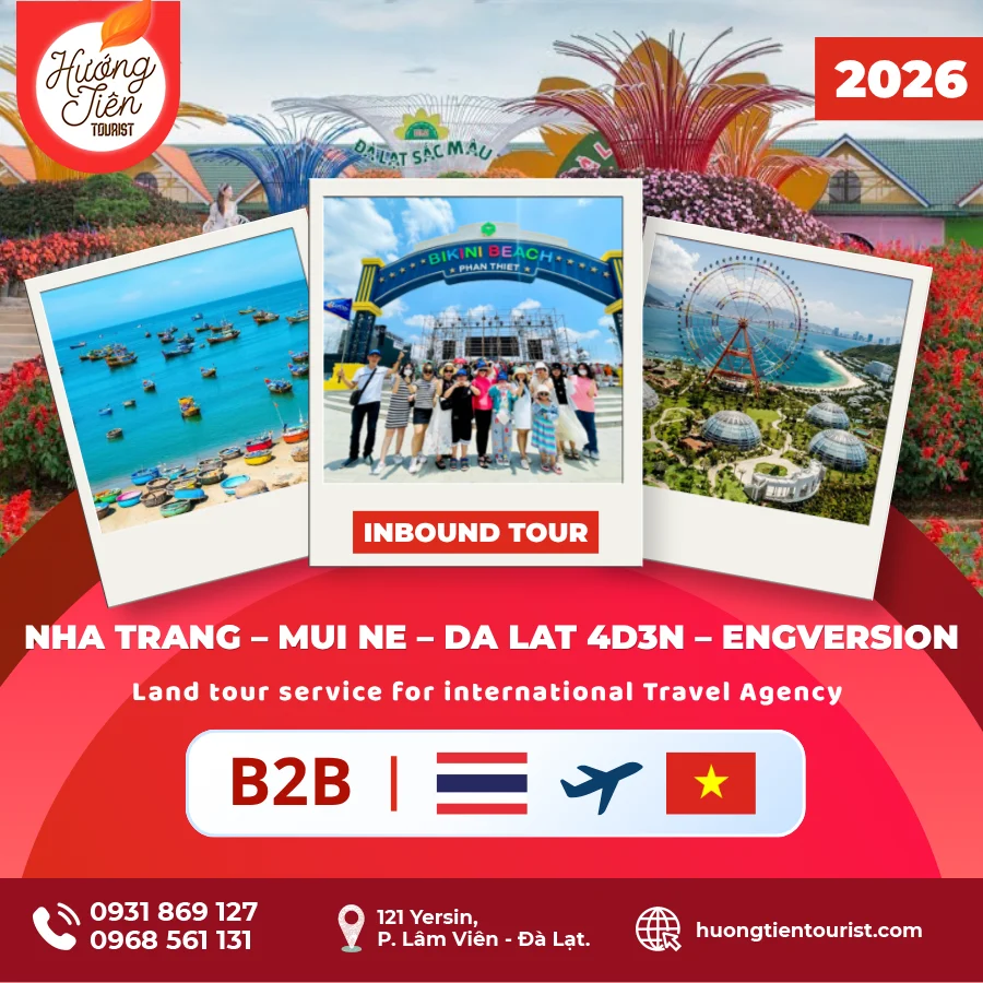 NHA TRANG – MUI NE – DA LAT 4D3N – EngVersion