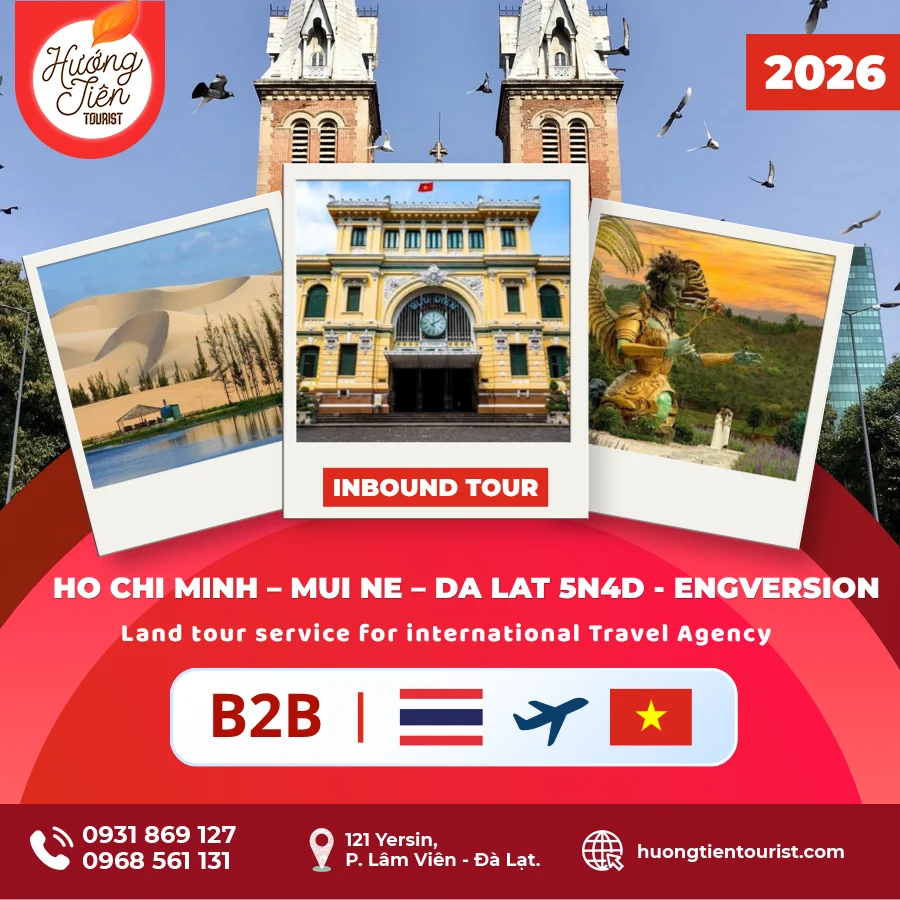 HO CHI MINH - MUI NE - DA LAT 5N4D - EngVersion