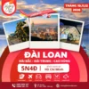 TOUR ĐÀI LOAN - THÁNG 10,11,12/2026 | Vietjet Air| TP.HCM