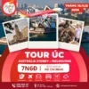 TOUR ÚC - AUSTRALIA SYDNEY – MELBOURNE | Vietjet Air | TP. HCM