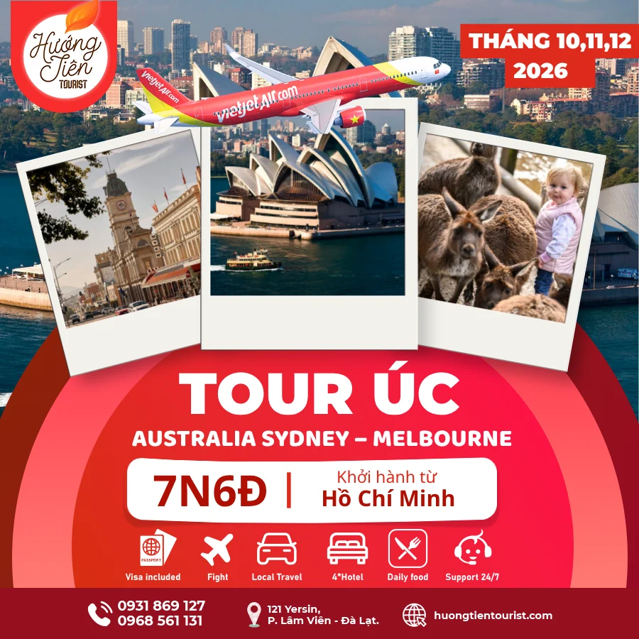 TOUR ÚC - AUSTRALIA SYDNEY – MELBOURNE | Vietjet Air | TP. HCM