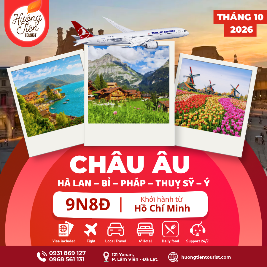 TOUR CHÂU ÂU- THÁNG 10/2026 | Turkish Airlines| TP.HCM