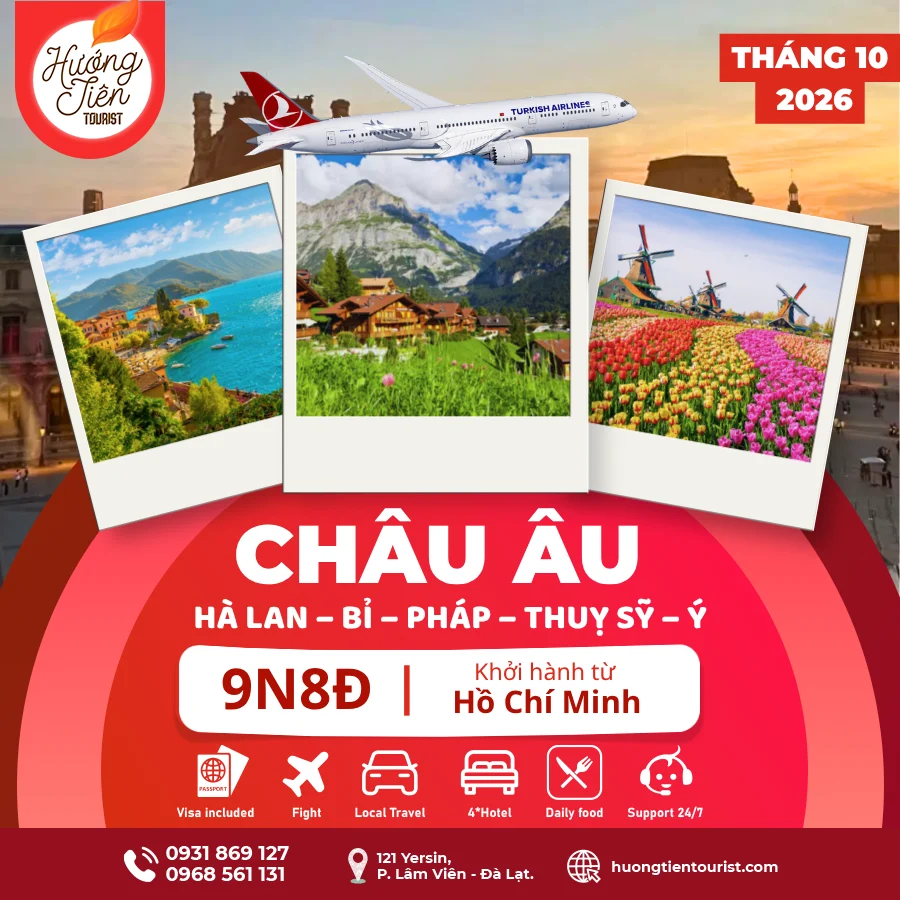 TOUR CHÂU ÂU- THÁNG 10/2026 | Turkish Airlines| TP.HCM