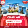 TOUR CHÂU ÂU- THÁNG 10/2026 | VIETNAM AIRLINES | TP.HCM