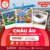TOUR CHÂU ÂU- THÁNG 10,12/2026 | VIETNAM AIRLINES | TP.HCM