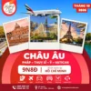 TOUR CHÂU ÂU- THÁNG 10/2026 | Emirates - Turkish| TP.HCM