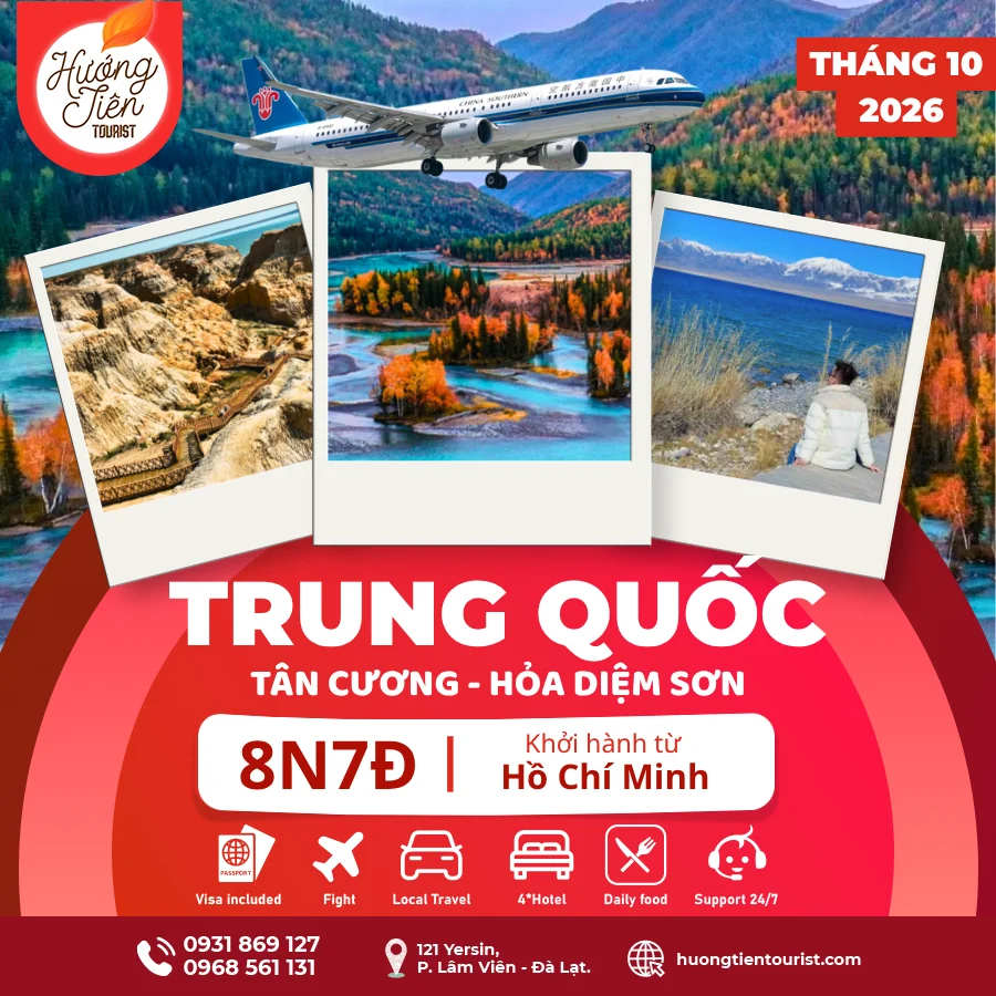 TOUR TRUNG QUỐC-THÁNG 10/2026 | China Southern Airlines| TP.HCM